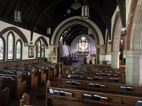 Inside of Good Sam Chapel.